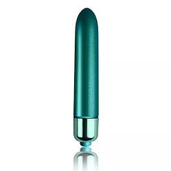 Вібропуля Rocks Off RO-90mm Touch of Velvet Peacock Petals матова, 10 режимів роботи, на батарейці, фото 2
