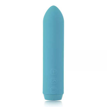 Мінівібратор Je Joue - Classic Bullet Vibrator Teal з глибокої вібрацією і фіксацією на палець, фото 2