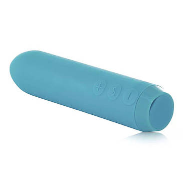 Мінівібратор Je Joue - Classic Bullet Vibrator Teal з глибокої вібрацією і фіксацією на палець, фото 2