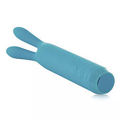 Вібратор з вушками Je Joue - Rabbit Bullet Vibrator Teal, глибока вібрація, фото 2