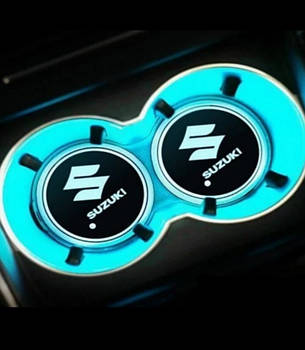 Підсвічування підсклянника з логотипом автомобіля SUZUKI