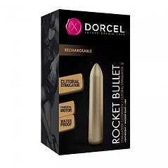 Перезаряджається вібропуля Dorcel Rocket Bullet Gold, фото 2