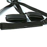 Гнучка розпірка для ніг Sportsheets Sex Sling Black для притягнення ніг до тіла, фото 3
