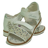 Босоножки сандали летняя обувь для девочки 0174 белые Том М р.26
