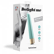 Потужний мінівібратор Love To Love Delight Me Menthe з м'яким кінчиком, 16 режимів роботи, фото 3
