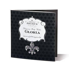 Пестіс з кристалів Petits Joujoux Gloria set of 3 - Green / Blue, прикраса на груди і вульву, фото 2