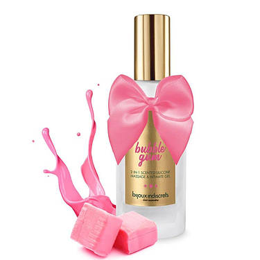 Силіконовий мастило 2v1 Bijoux Indiscrets Bubblegum для сексу та масажу, фото 2