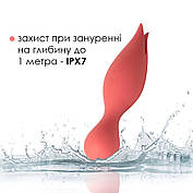 Подвійний вібратор точки G з язичками для клітора Svakom Siren Coral, фото 2
