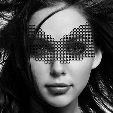 Маска на обличчя Bijoux Indiscrets - Erika Mask, вінілова, клейове кріплення, без зав'язок, фото 2