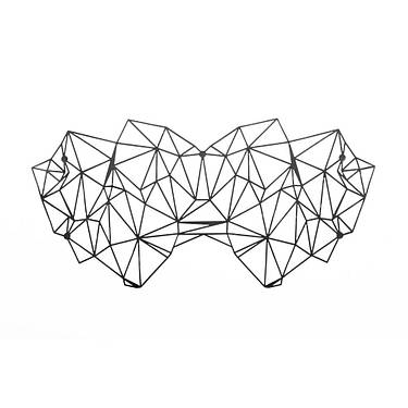 Маска на обличчя Bijoux Indiscrets - Kristine Mask, вінілова, клейове кріплення, без зав'язок, фото 2