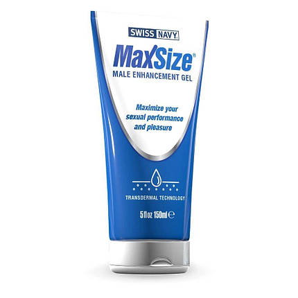 Крем для улучшения потенции Swiss Navy Max Size Cream 150 мл, фото 2