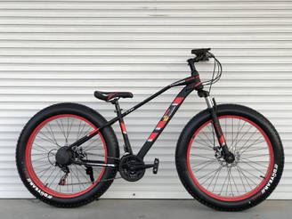 Горный Велосипед Фэтбайк TopRider 26 дюймов 720 Размер рамы 17 Красный
