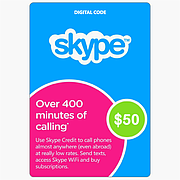 Skype Gift Card 50$ (USA)