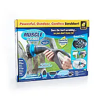 Беспроводная щётка для уборки Hurricane Muscle Scrubber 4в1