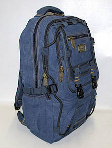 Брезентовий рюкзак на 35 літрів синій