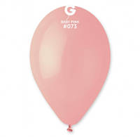 Воздушные шарики розовые baby 12"(30см) пастель 1шт Ш-11731