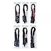 Флогер Premium Leather Flogger, B&W, фото 3