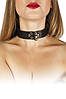 Нашийник Leather Collar, Black, фото 3