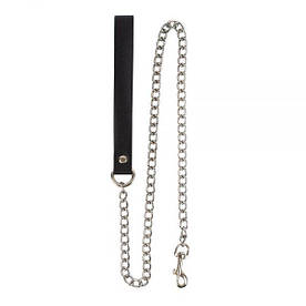 Повідець Leather Leash Slave, Black