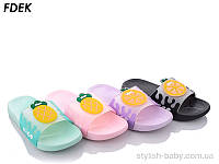 Летняя обувь оптом. Подростковые шлепки 2022 бренда BBT - FDEK (рр. с 36 по 41)