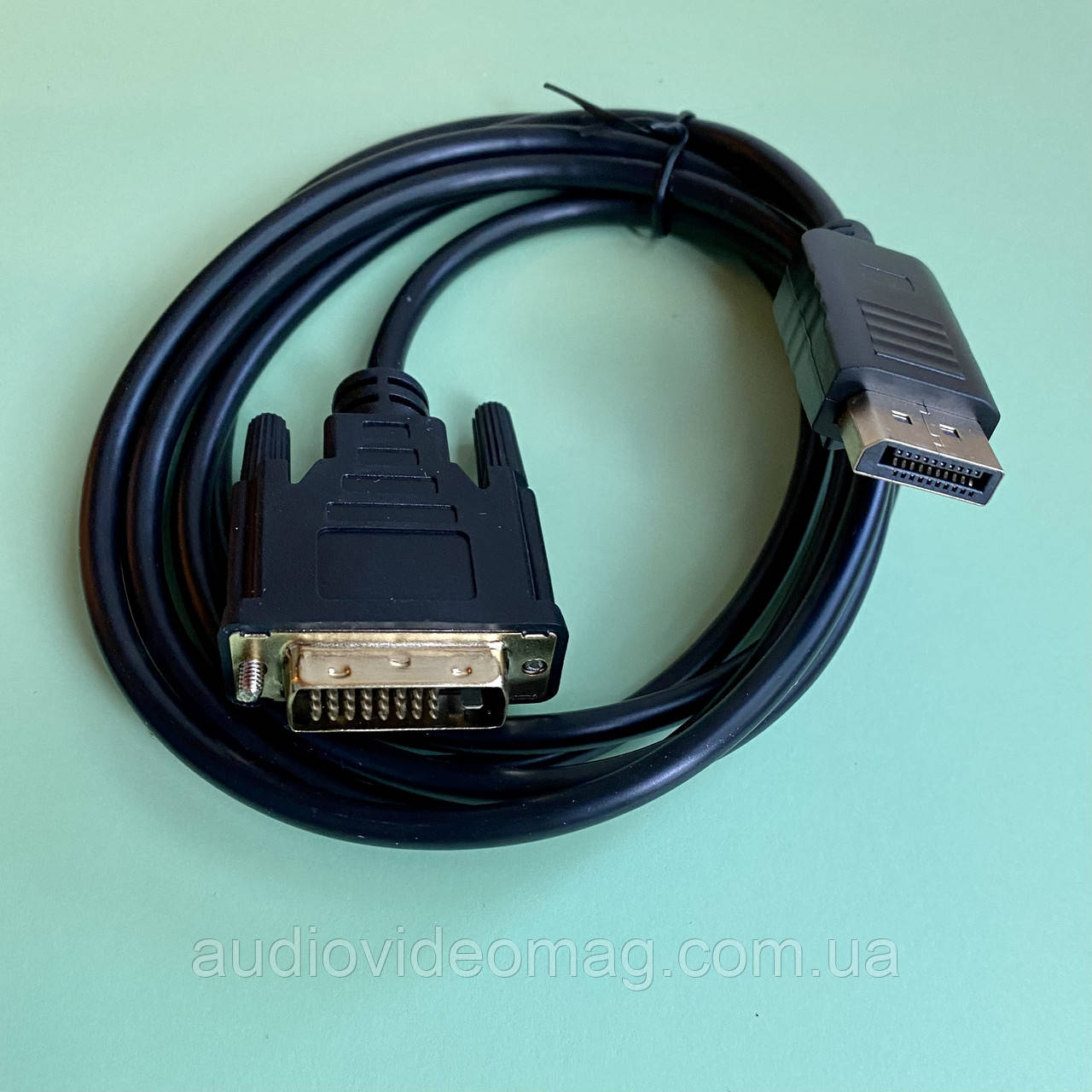 Кабель штекер DisplayPort на штекер DVI, довжина 1,5 метра
