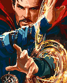 Картина за номерами Origami Марвел Доктор Стрендж LW 3167 40*50 см