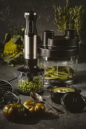 Блендер Кухонный Комбайн с Насадкой для Нарезки Кубиками Миксер ...