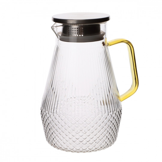 Глечик "Сонячні промені" 1.5 л., матеріал скло (8919-014)