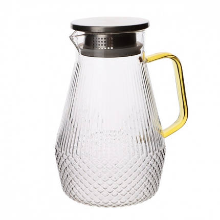 Глечик "Сонячні промені" 1.5 л., матеріал скло (8919-014), фото 1