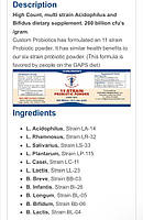 Custom Probiotics blend of 11 cultures /  11 Штаммов Кастом Пробіотична суміш 11 штамів пробіотиків 50 гр, фото 2