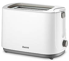 Тостер Magio MG-276, 820 Вт, для 2 скибочок хліба, з регулюванням підсмажування