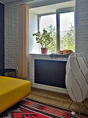 Декоративний екран Сіті, колір венге 2