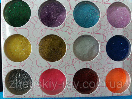 Набір пісочка для декору нігтів, фото 2