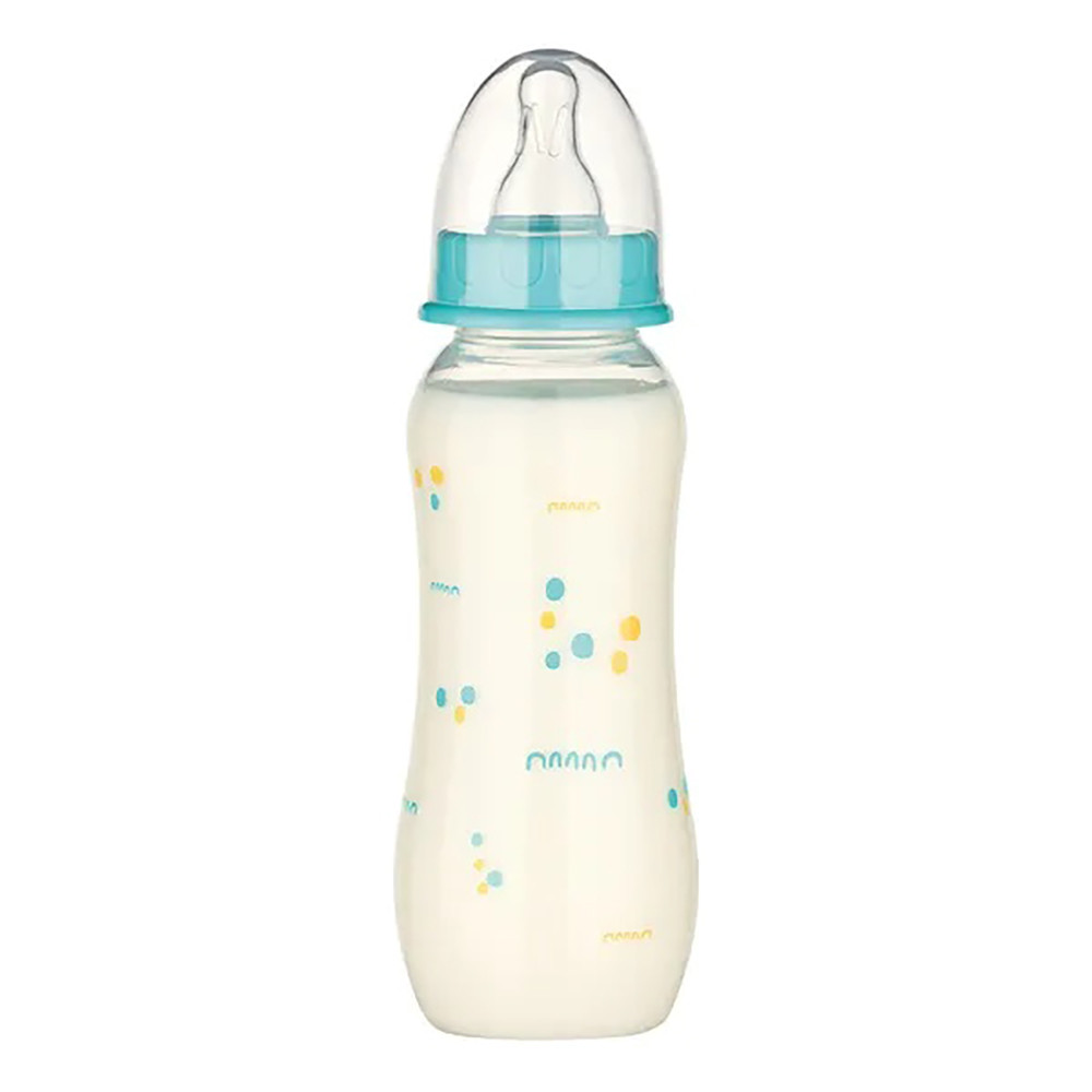 Пляшечка пластикова блакитний 240 мл Baby-Nova 0m+ (4001071011953)