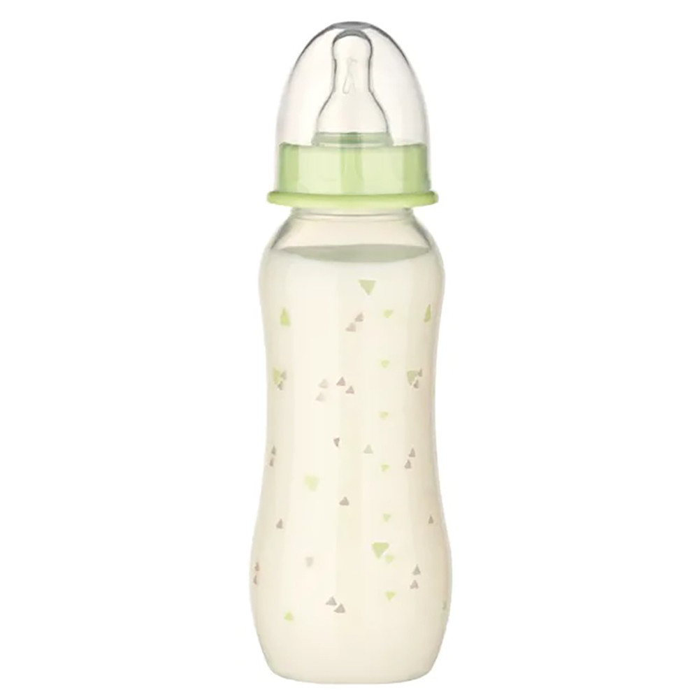 Пляшечка пластикова салатова 240 мл Baby-Nova 0m+ (4001071011977)