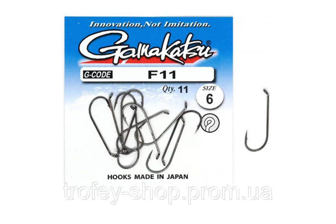 Крючки Gamakatsu F11 N/L №14 (13шт/уп) (ID#1621471075), цена: 126 ...
