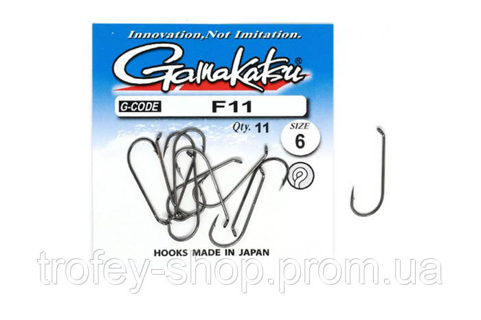 Крючки Gamakatsu F11 N/L №14 (13шт/уп) (ID#1621471075), цена: 126 ...