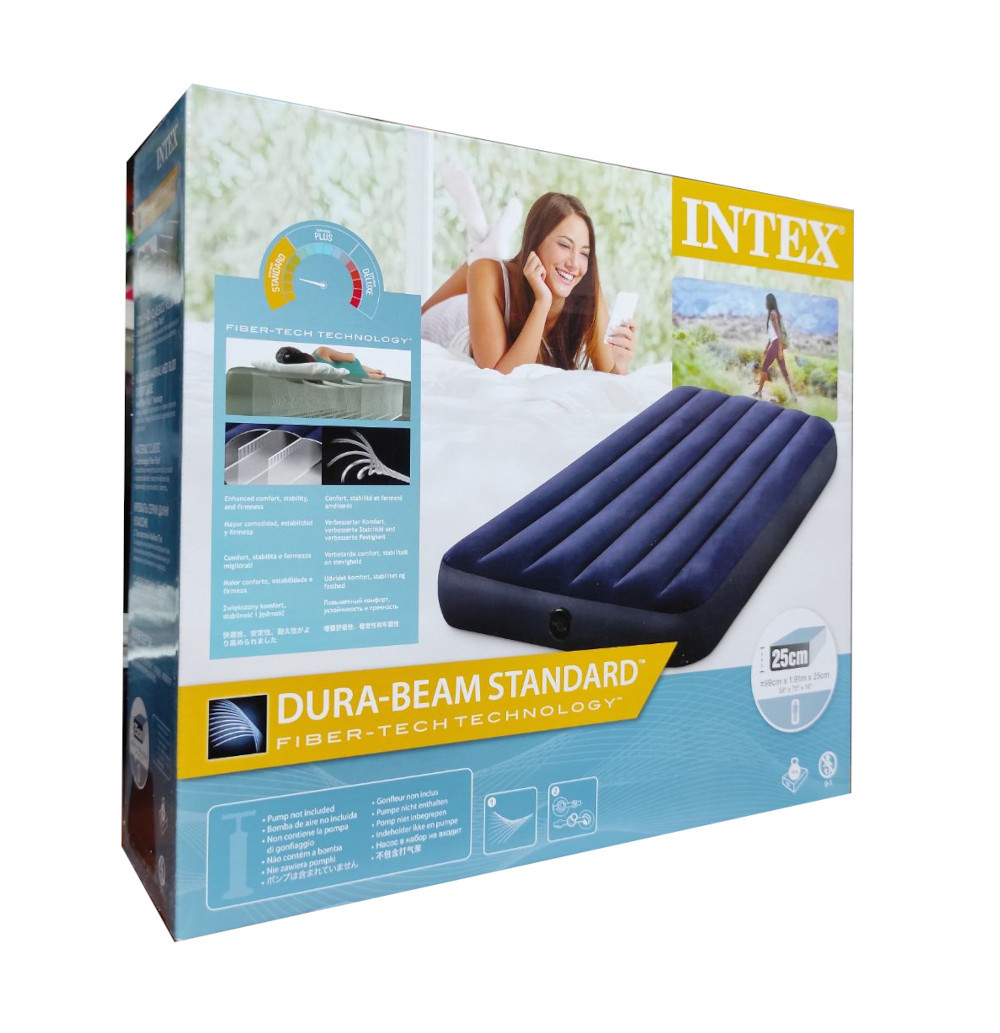 Надувний матрац Intex одномісний 191х99х25 см 64757, фото 1