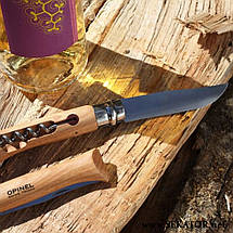 Туристичний ніж Opinel Inox №10 VRI зі штопором, нержавіча сталь (Франція), фото 4