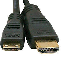 Кабель мультимедийный HDMI A to HDMI C (mini), 2.0m Atcom (14156)