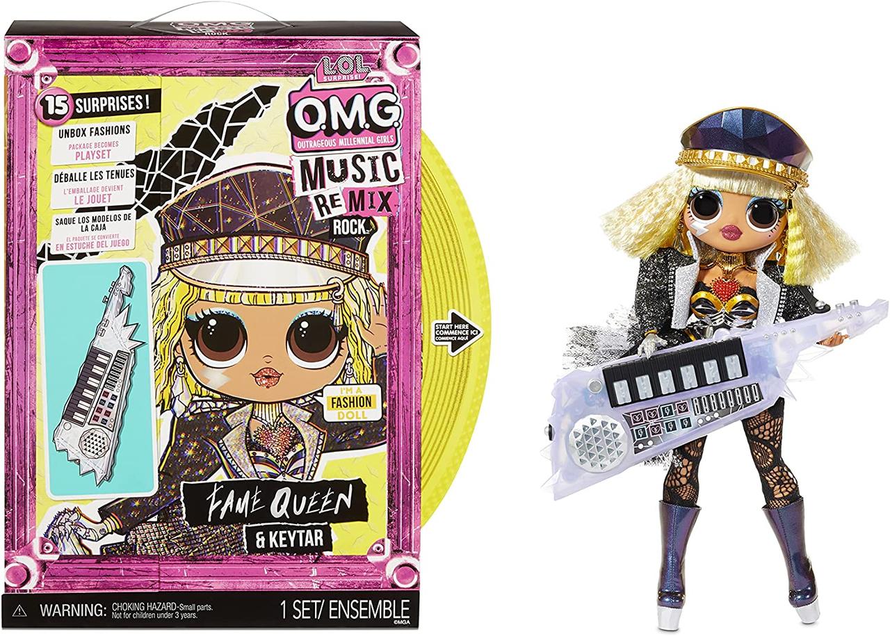 Игровой набор с куклой L.O.L. Surprise O.M.G. Remix Rock - Королева сцены 577607 - фото 2 - id-p1621486131