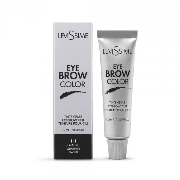 LeviSsime Lash Color - Фарба для брів та вій 1.1 Графіт 15 мл Graphite ...
