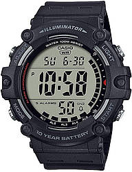 Годинник наручний чоловічий Casio illuminator AE-1500WH, електронний годинник, годинник із вологозахистом, оригінальний Casio