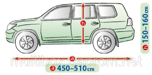 Чехол-тент для автомобиля Kegel-Blazusiak Mobile Garage XL SUV/Off Road (5-4123-248-3020) - фото 2 - id-p1621515063