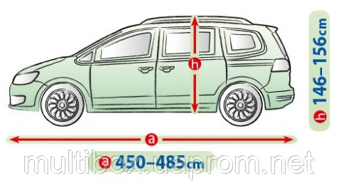 Чехол-тент для автомобиля Kegel-Blazusiak Mobile Garage XL Mini Van (5-4133-248-3020) - фото 2 - id-p1621515065