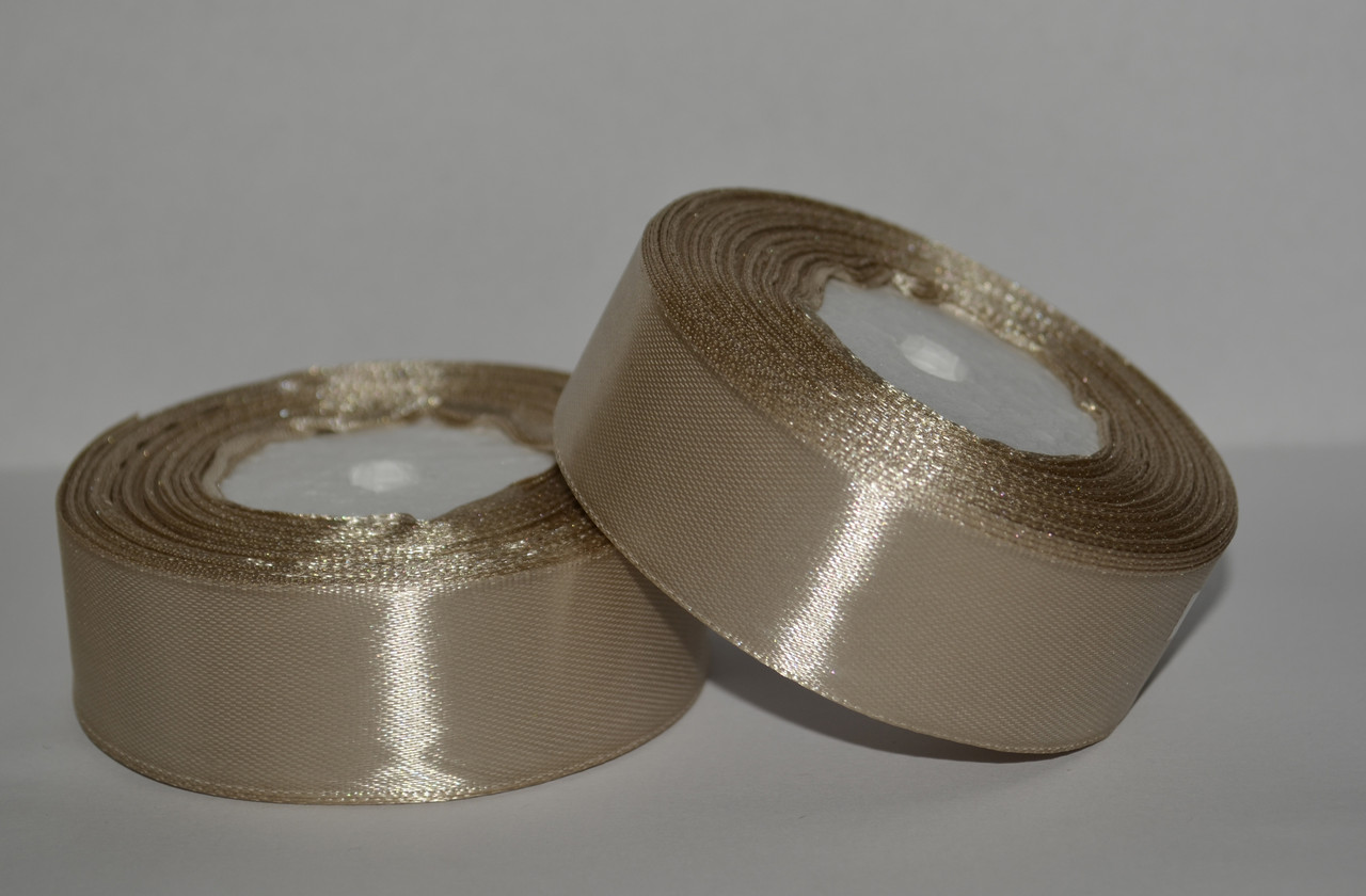 Стрічка атласна 2.5 см 23 м колір на фото
