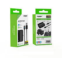 Акумулятор Microsoft Xbox ONE S X з кабелем і кришкою DOBE TYX-1889S 1200 mAh