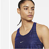 Майка жіноча спортивна NIKE W NP CLN TANK NET DA0528-013 ( синя), фото 6