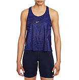 Майка жіноча спортивна NIKE W NP CLN TANK NET DA0528-013 ( синя), фото 4