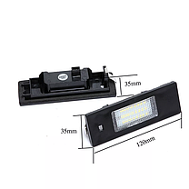 LED підсвітка номера BMW (БМВ) 1 Series E81/E87/F20/F21, 6 Series E63/E64, Z4 E85/E86, i3 I01, фото 4
